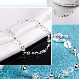 Pretty Girl Swag Jewelry Jewelry - ♨️SALE Silver Scrub Shiny Ball Link Bracelet Pretty Girl Swag Jewelry Jewelry - ♨️SALE Silver Scrub Shiny Ball Link Bracelet